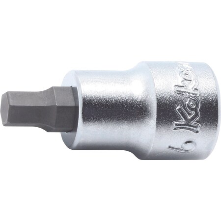 Ko-Ken Bit Socket 12mm Hex 62mm 3/8 Sq. Drive, 3010M.62-12 3010M.62-12
